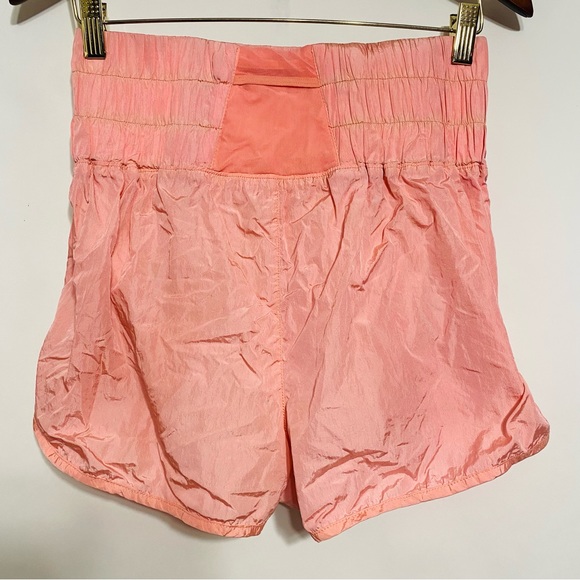 Free People Movement Womens Pink The Way Home Nylon Shorts Size Large - Picture 2 of 4